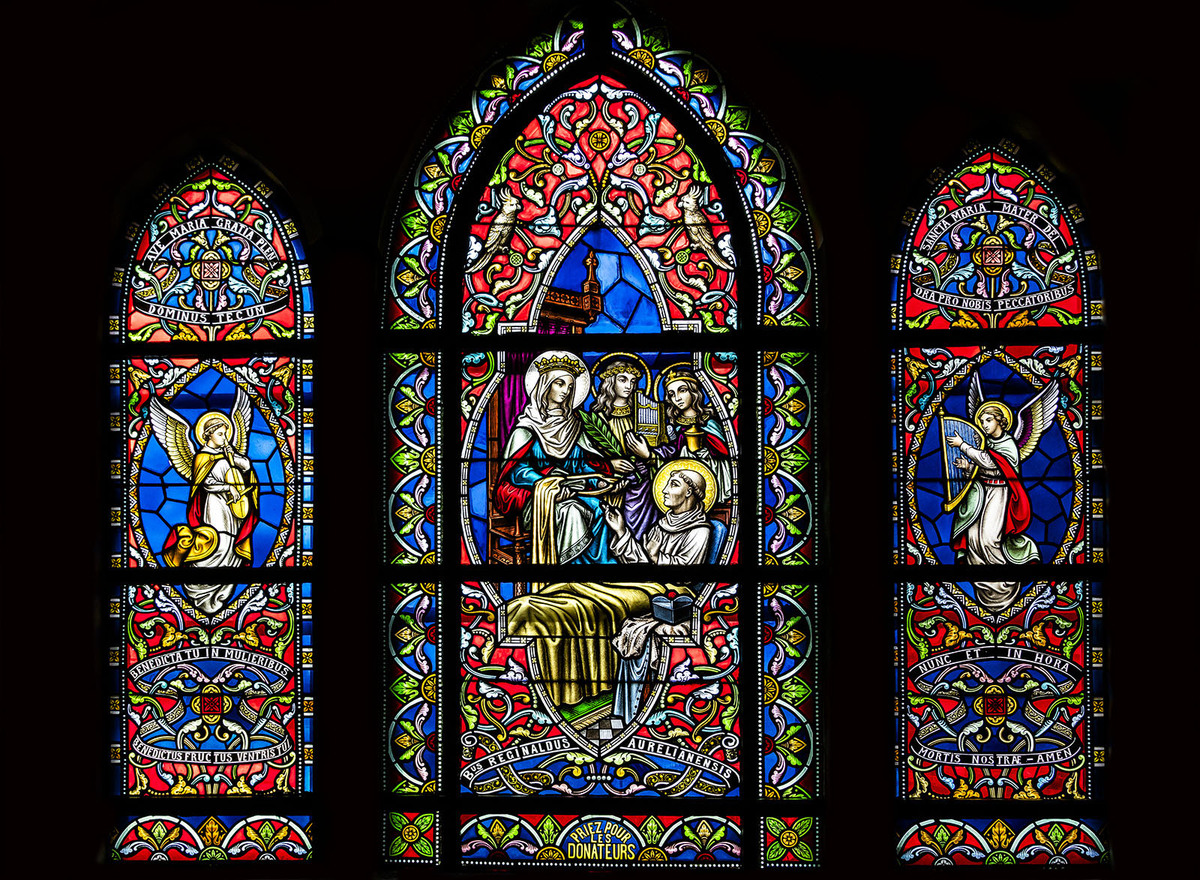 Leffe Museum - Dinnant - stained glass.